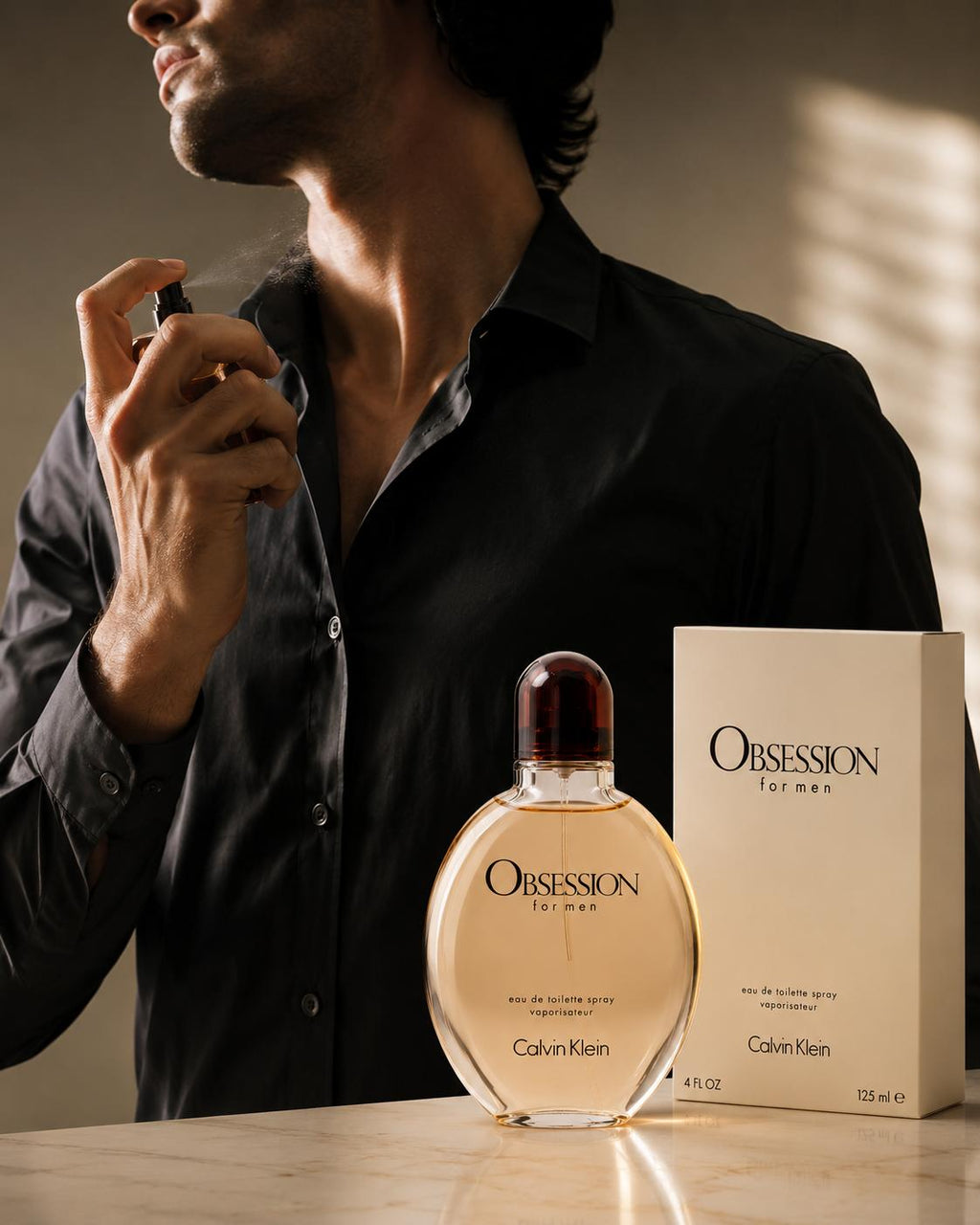 Calvin klein Obsession for Men Eau de Toilette Spray-4.0 oz/125mL