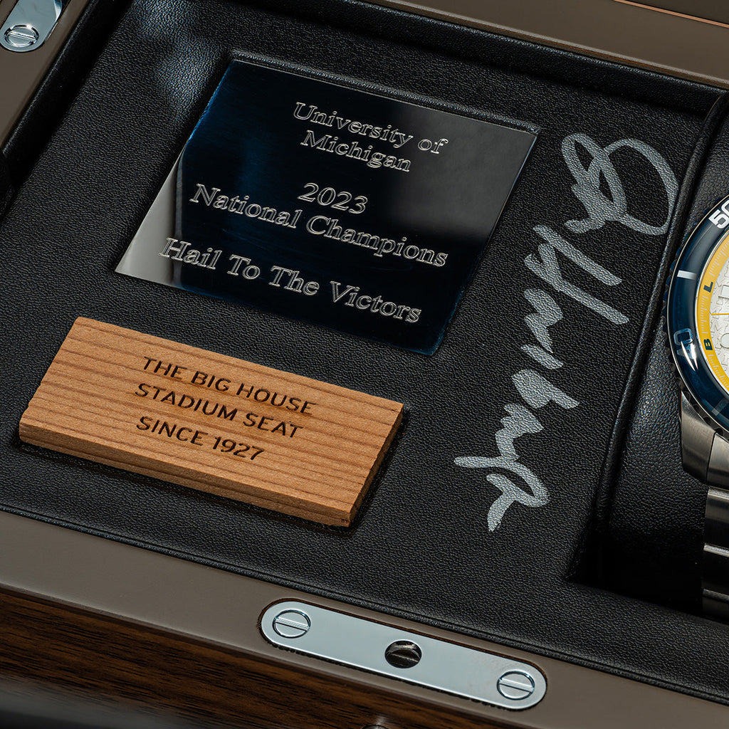 Jim Harbaugh Display Box (Watch Sold Separately)
